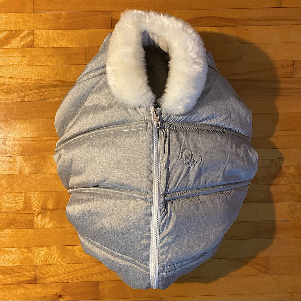Petit Coulou winter car seat cover.